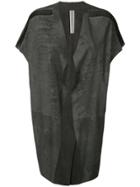 Rick Owens Bar Panelled Coat - Green