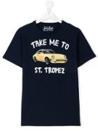 Mc2 Saint Barth Teen St. Tropez T-shirt - Blue
