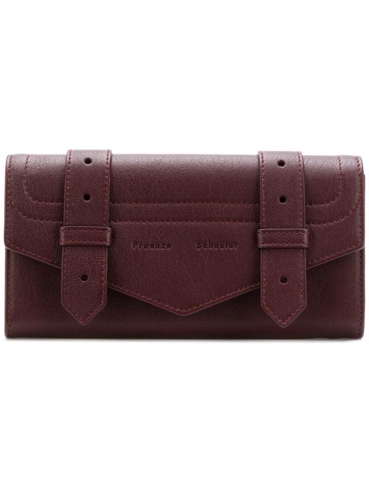 Proenza Schouler Ps1 Continental Wallet - Red