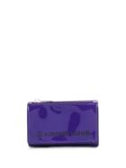 Mm6 Maison Margiela Shiny Small Wallet - Purple