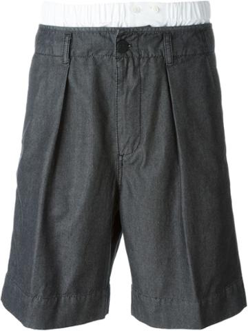 Andrea Pompilio Pleated Bermuda Shorts