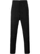 Ann Demeulemeester Tailored Trousers, Men's, Size: Large, Black, Linen/flax/wool/modal/cotton