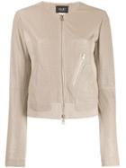 Liu Jo Perforated Design Jacket - Neutrals