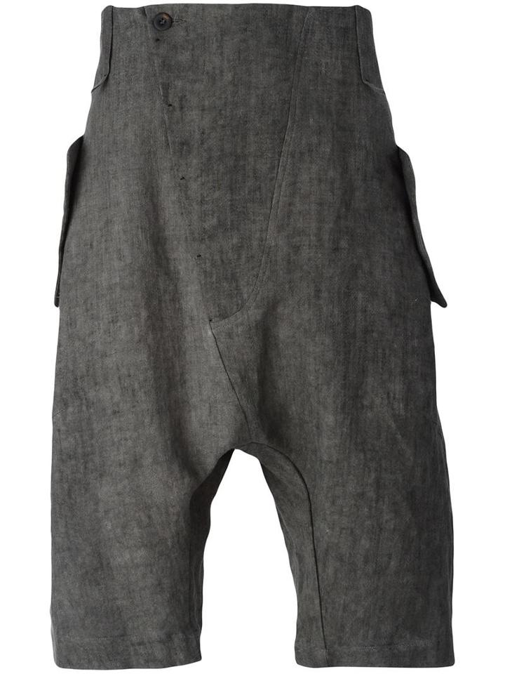Lost & Found Ria Dunn Oversize Shorts, Men's, Size: Medium, Black, Hemp/cotton