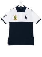 Ralph Lauren Kids Bicolour Logo Polo Shirt - Blue