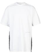 Julien David Side Stripe T-shirt - White