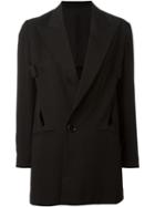 Yohji Yamamoto Vintage Double Breasted Blazer, Size: 1, Black