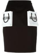 Moschino 3d Shopping Bag Pocket Skirt
