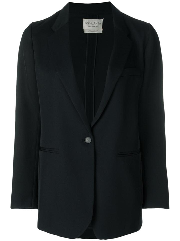 Forte Forte Boyfriend Fit Blazer - Black