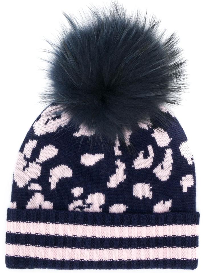 Missoni Leopard Beanie - Blue