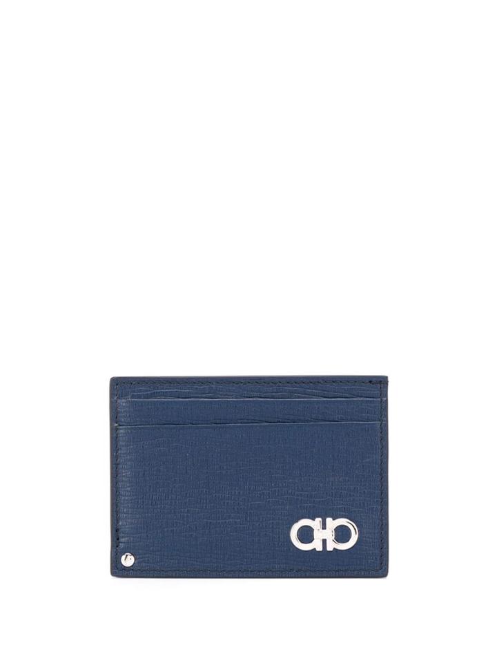 Salvatore Ferragamo Gancii Cardholder - Blue