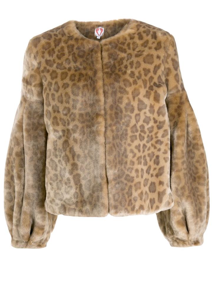 Shrimps Leopard Print Jacket - Neutrals