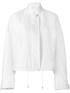 Christian Wijnants Zipped Jacket, Women's, Size: 38, White, Polyester