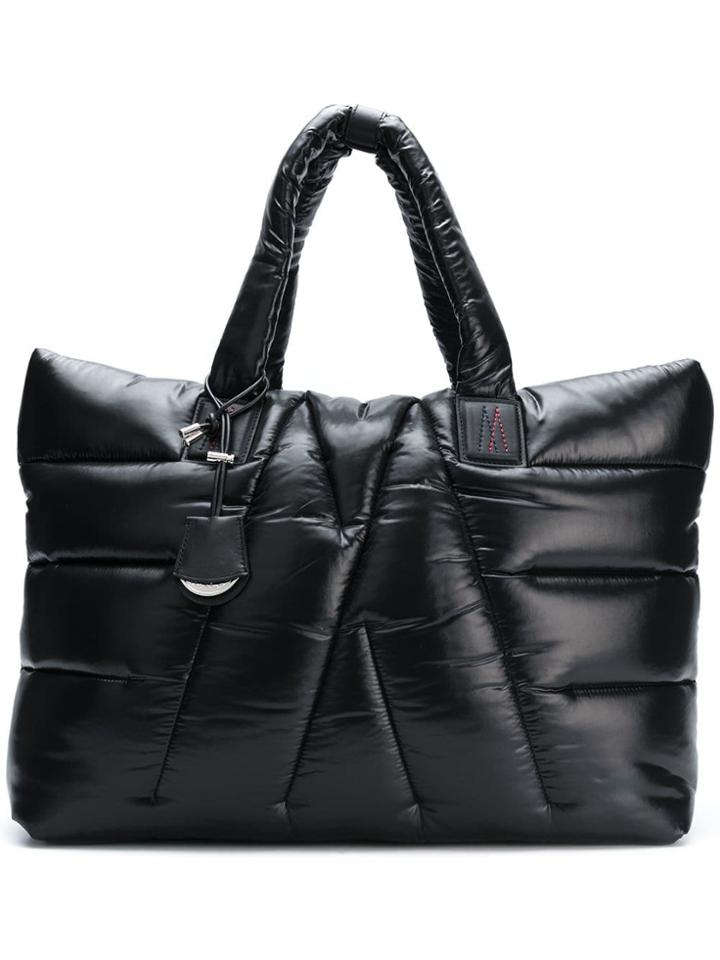 Moncler Oversized Padded Tote Bag - Black