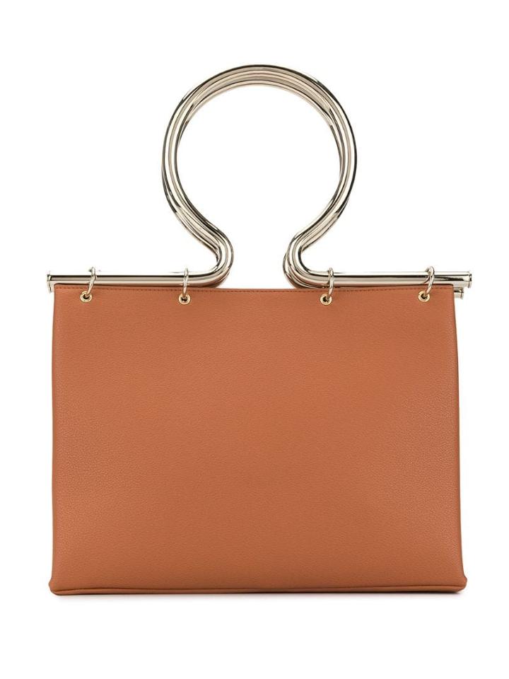 Cult Gaia Rose Briefcase - Brown