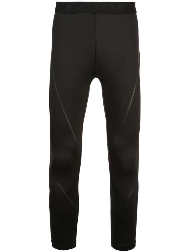 Neil Barrett Logo Waistband Leggings - Black