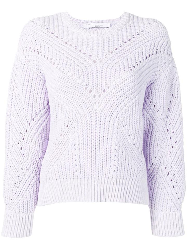 Iro Chunky Knit Sweater - Purple