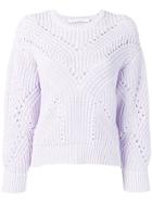 Iro Chunky Knit Sweater - Purple