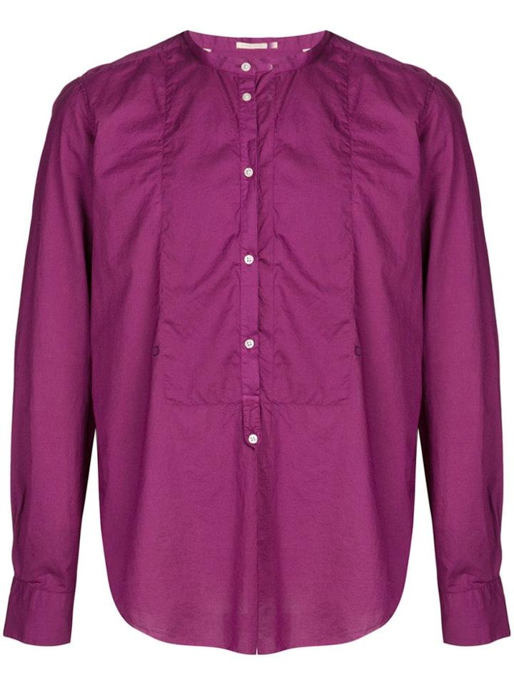 Massimo Alba Long-sleeve Fitted Shirt - Purple