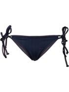 Jonathan Simkhai - String Bikini Bottoms - Women - Polyamide - M, Blue, Polyamide