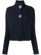 The Row Button Up Cardigan - Blue