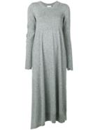 Barrie Long Sleeve Knitted Dress - Grey