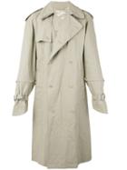 Off-white - Scorpion Trench - Men - Linen/flax/acrylic/viscose - S, Nude/neutrals, Linen/flax/acrylic/viscose