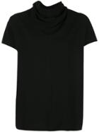 The Row Draped Neck Blouse - Black