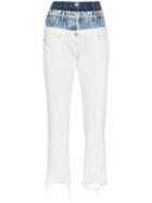 Natasha Zinko Triple Layered Skinny Jeans - Blue