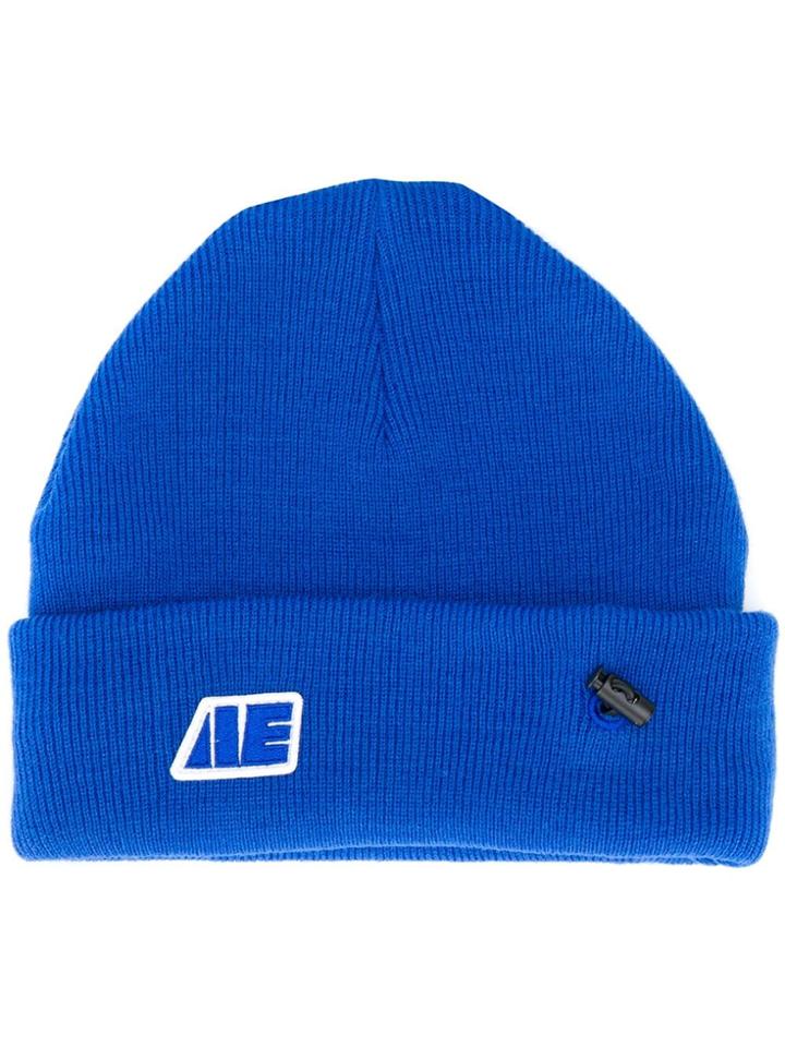 Ader Error Logo Beanie - Blue
