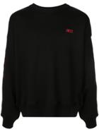 Amiri Embroidered Logo Sweater - Black