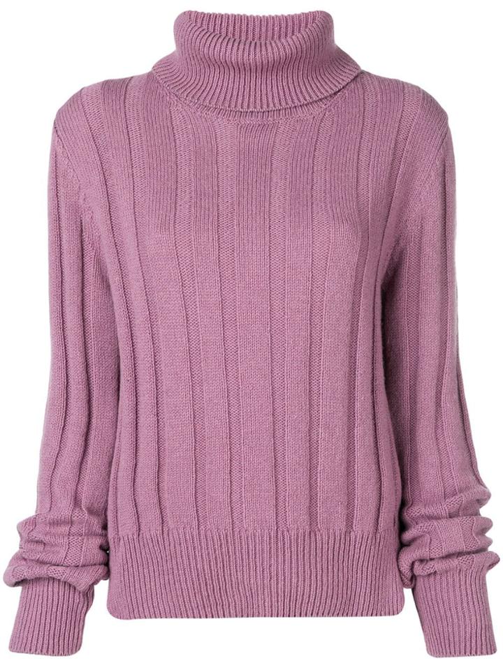 The Gigi Turtle Neck Jumper - Pink