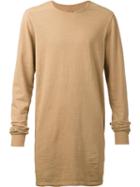 Rick Owens Drkshdw 'level' T-shirt, Men's, Size: Small, Brown, Cotton