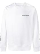 Calvin Klein Jeans Logo Long-sleeve Top - White
