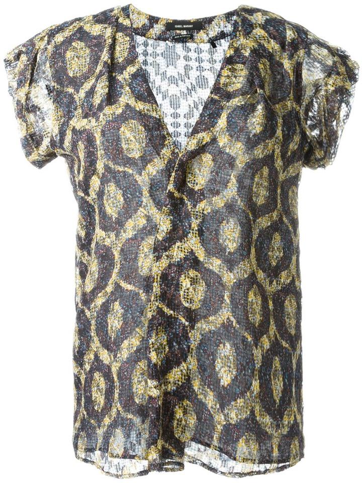 Isabel Marant 'trudy' Wrap Effect Top