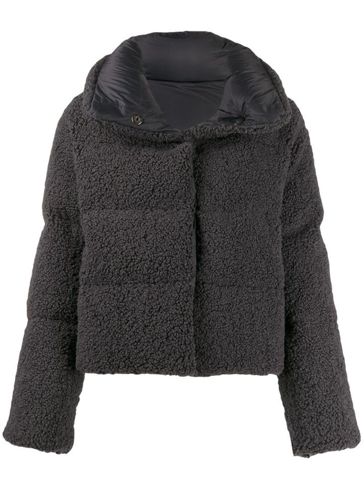Bacon Quilted Down Jacket - Grey
