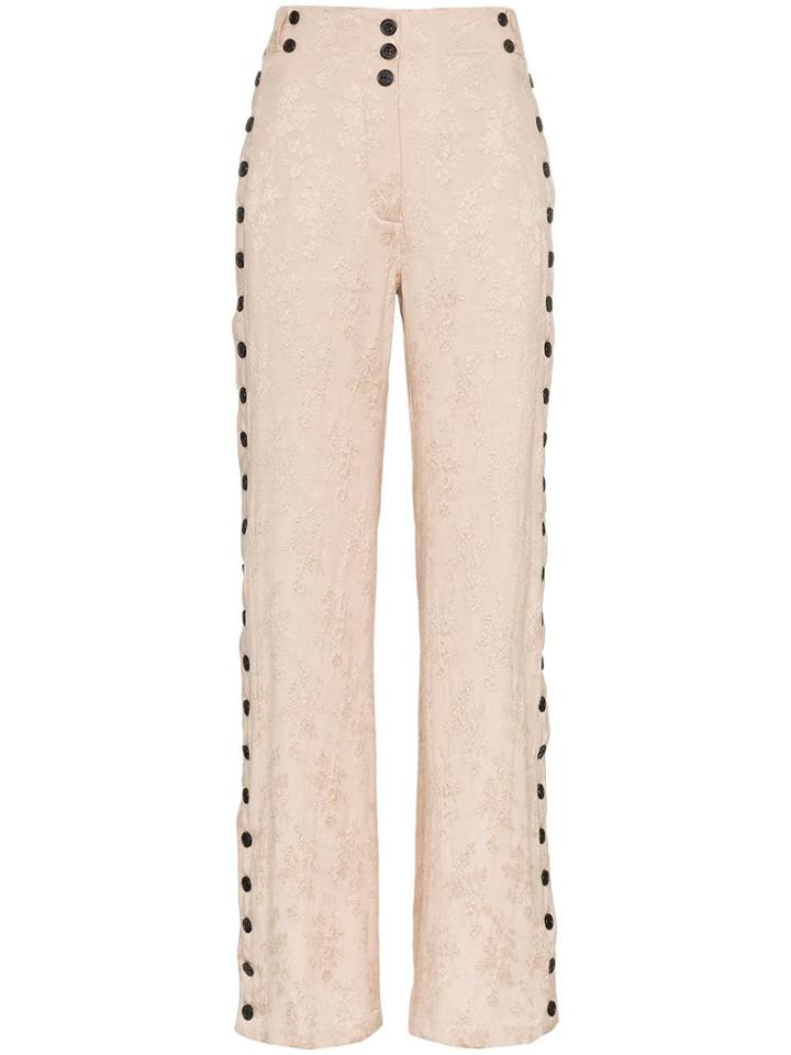 Ann Demeulemeester Rosalia Old Rose Trousers - Pink