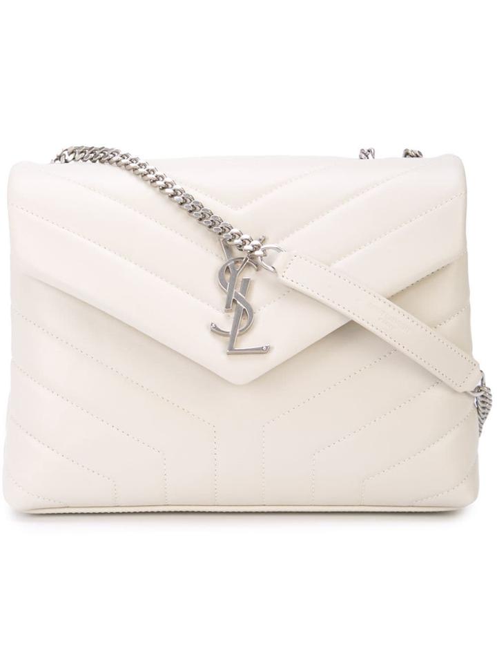 Saint Laurent Sulpice Medium Bag - White