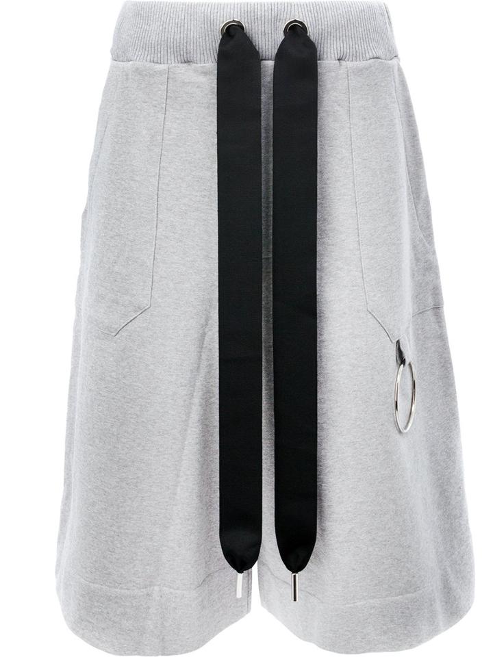 Marques'almeida - Jersey Shorts - Women - Cotton - Xs, Grey, Cotton