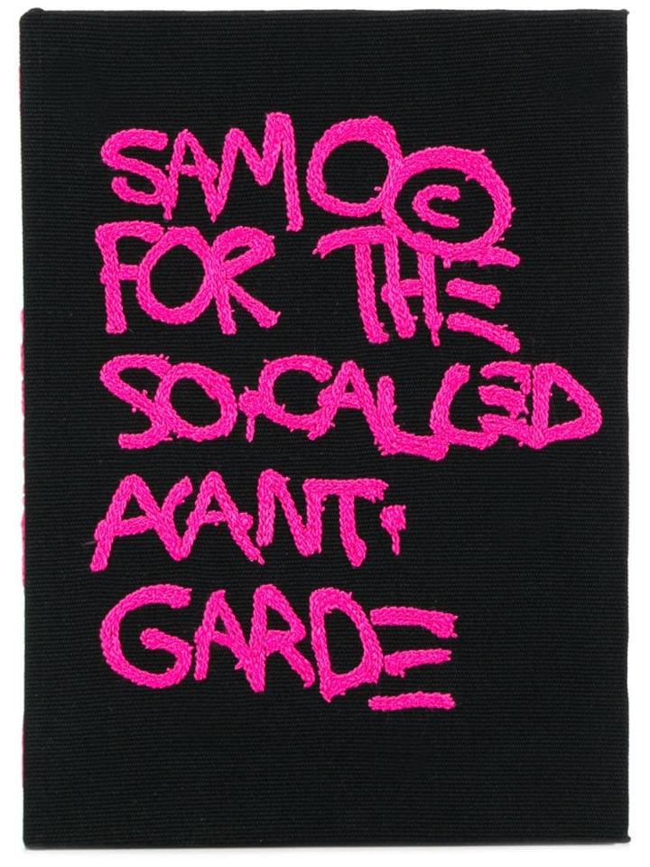 Olympia Le-tan Basquiat Avant Garde Book Clutch - Black