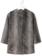 Amelia Milano 'goldie' Faux Fur Jacket, Girl's, Size: 10 Yrs, Grey