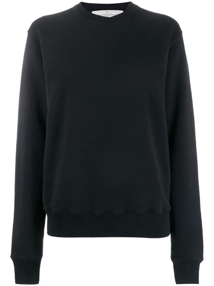 Golden Goose Logo Print Sweatshirt - Black