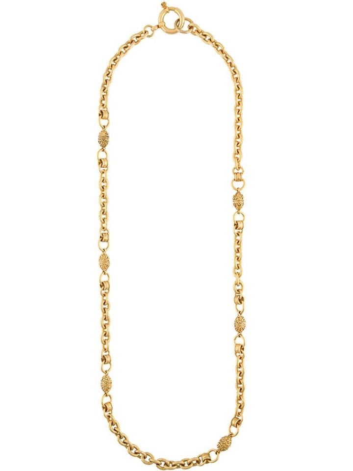 Chanel Vintage Filigree Egg Necklace