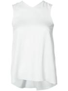 Helmut Lang Knot Detail Tank - White