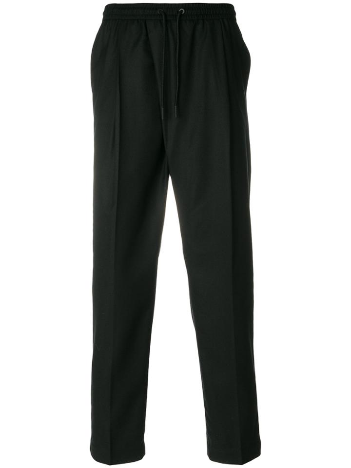 Emporio Armani Drawstring Trousers - Black