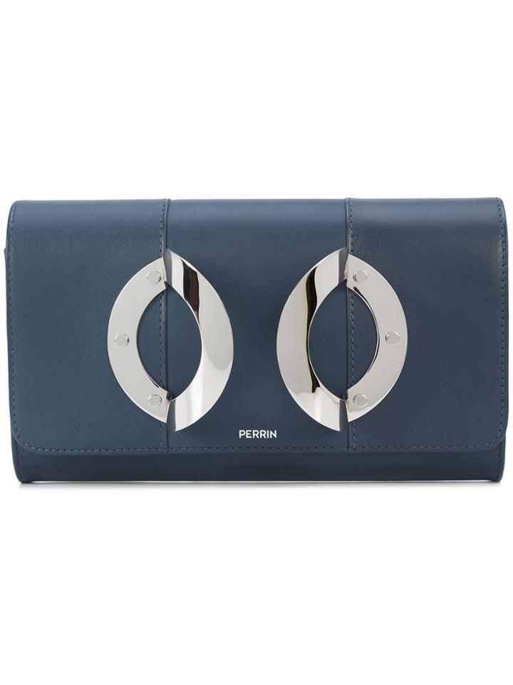 Perrin Paris La Croisiere Clutch - Blue