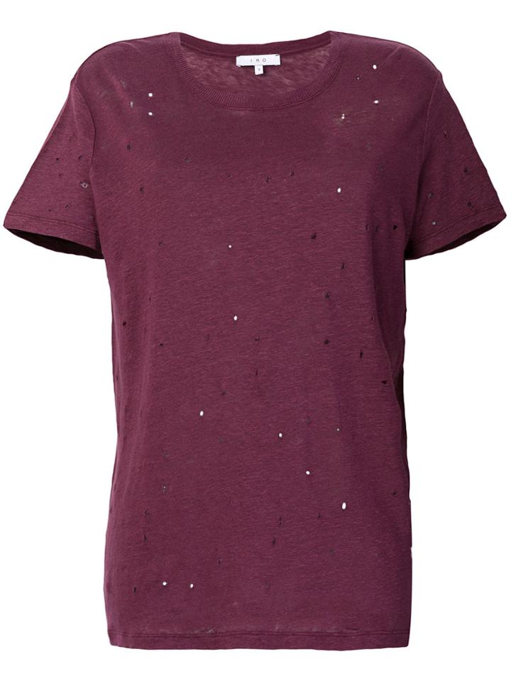 Iro Hole T-shirt - Pink & Purple