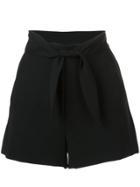 A.l.c. Paperbag Waist Shorts - Black