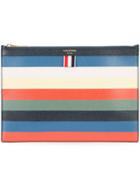 Thom Browne Small Zipper Tablet Holder - Multicolour