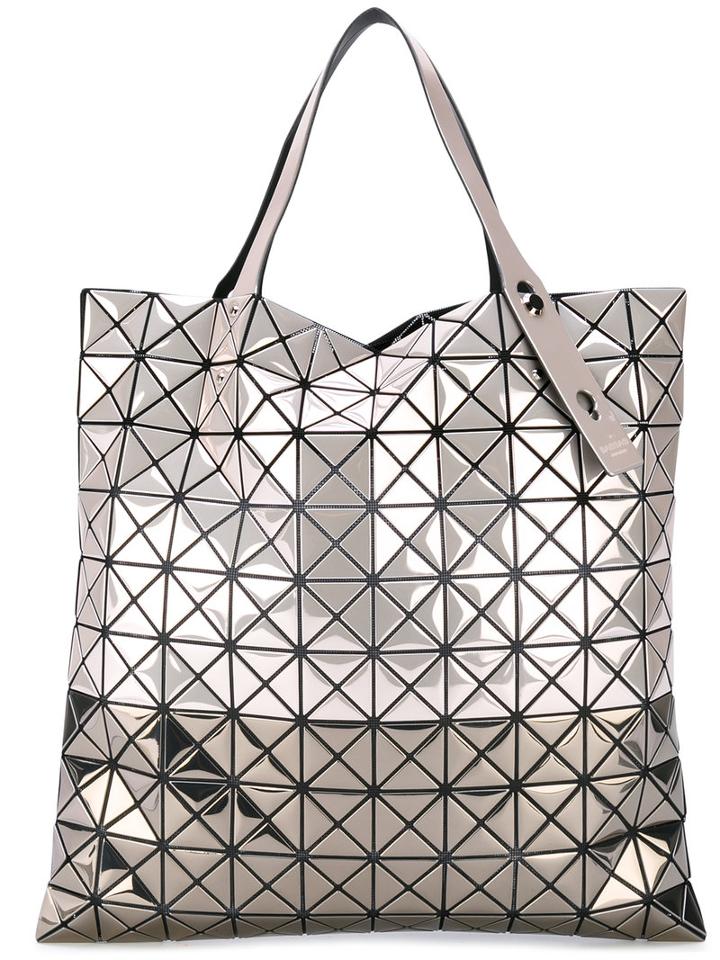 Bao Bao Issey Miyake - 'prism' Tote - Women - Polyurethane - One Size, Grey, Polyurethane